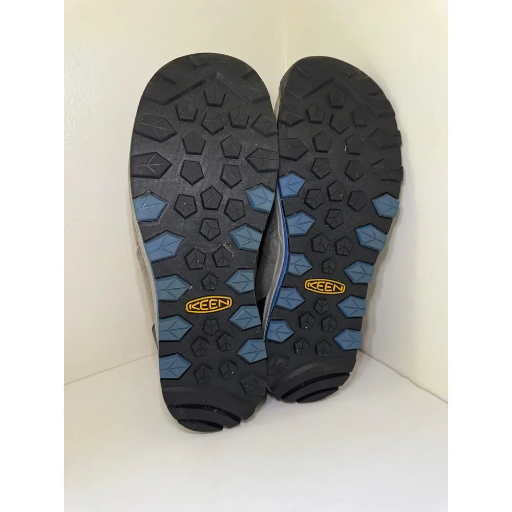 Keen Waterproof Hiking Boots Mens 13 Grey Leather Gorpcore 1007910 Keen.Dry